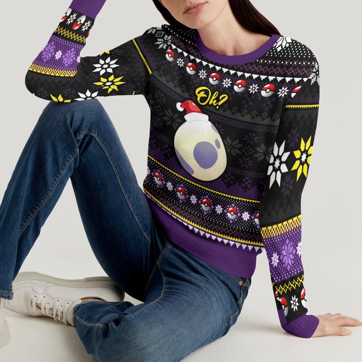 10km-pokemon-egg-unisex-wool-sweater-510224 10km pokemon egg unisex wool sweater 510224 - Gear Anime