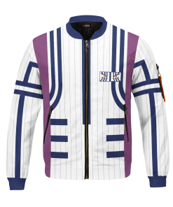Demon Slayer Jackets - Akaza Jersey Bomber Jacket FH0709 2 - Gear Anime BomberJacketIAkazaJersey 01 front - Gear Anime