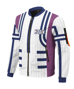 Demon Slayer Jackets - Akaza Jersey Bomber Jacket FH0709 3 - Gear Anime BomberJacketIAkazaJersey 02 hpleft - Gear Anime