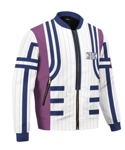 Demon Slayer Jackets - Akaza Jersey Bomber Jacket FH0709 4 - Gear Anime BomberJacketIAkazaJersey 03 hpright - Gear Anime