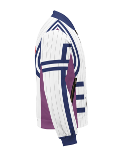 Demon Slayer Jackets - Akaza Jersey Bomber Jacket FH0709 6 - Gear Anime BomberJacketIAkazaJersey 05 rightsideview - Gear Anime