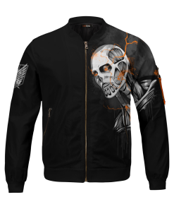 Attack On Titan Jackets - Armin Summoning Titan Bomber Jacket FH0709 2 - Gear Anime BomberJacketIArminSummoningTitan 01 front - Gear Anime
