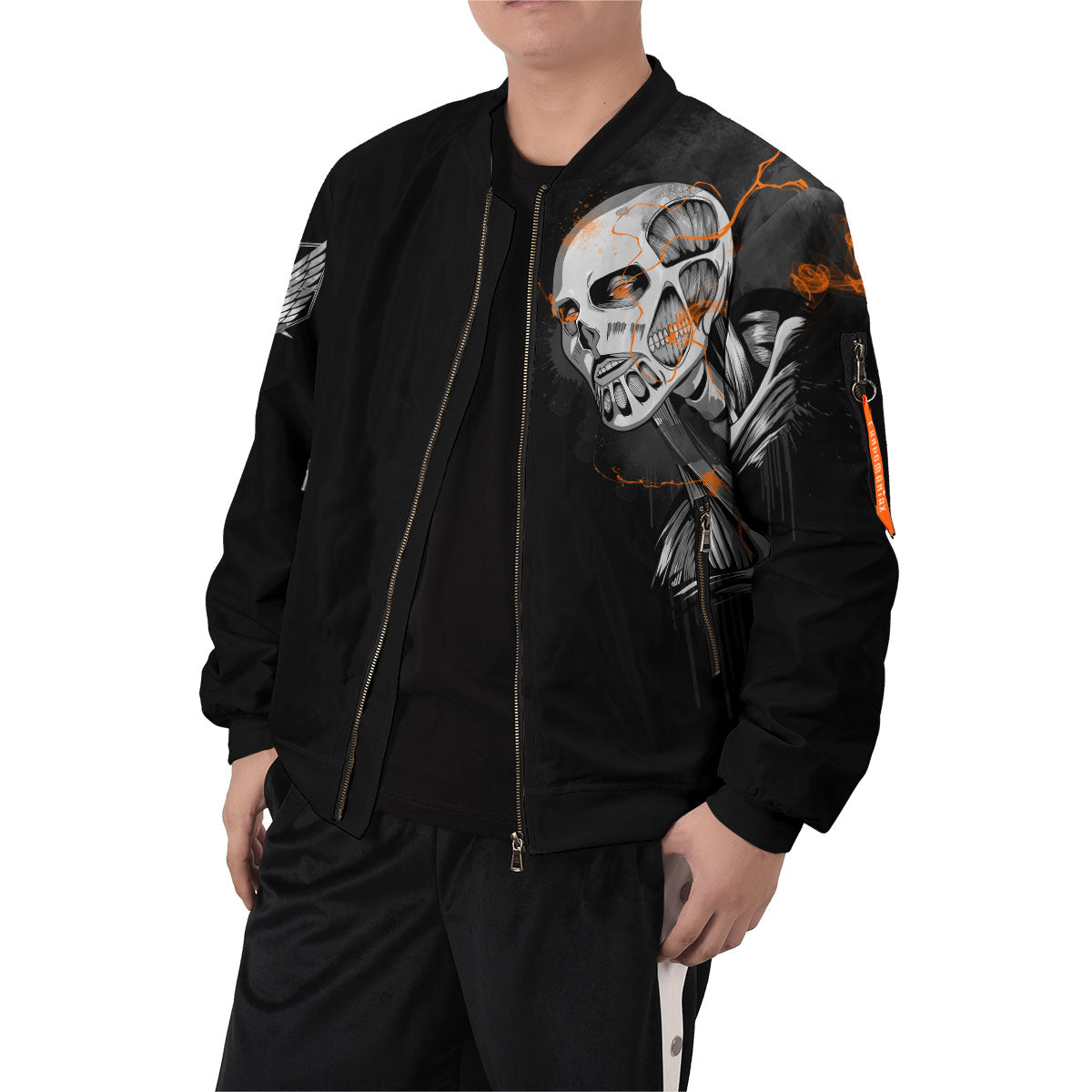 BomberJacketIArminSummoningTitan-07-boymodelfront BomberJacketIArminSummoningTitan 07 boymodelfront - Gear Anime