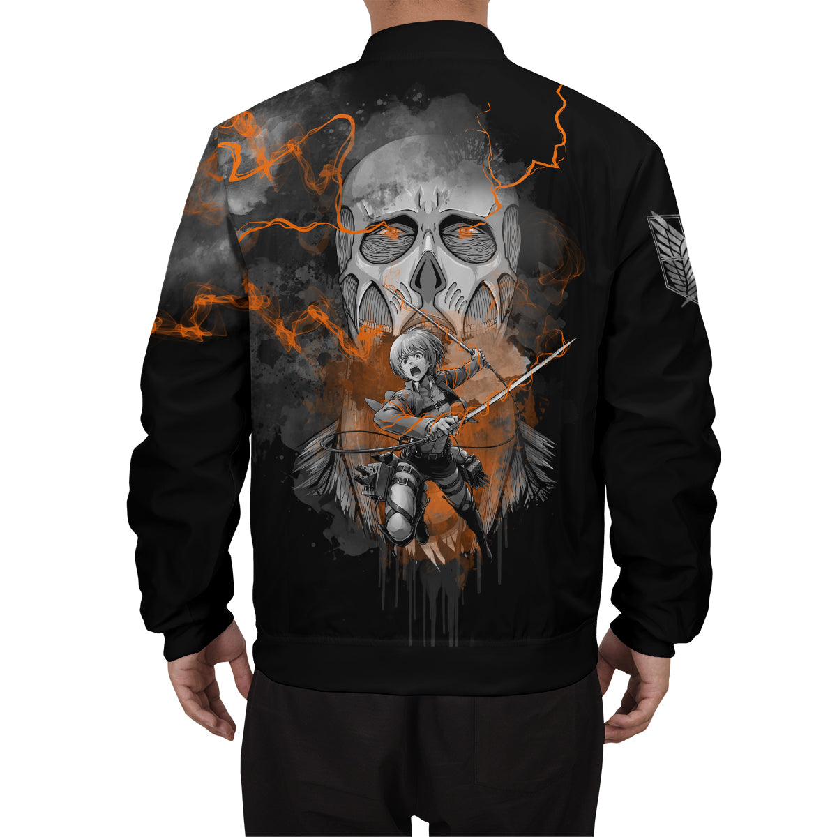 BomberJacketIArminSummoningTitan-08-boymodelback BomberJacketIArminSummoningTitan 08 boymodelback - Gear Anime