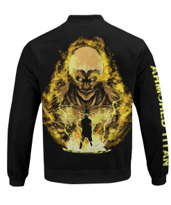 Attack On Titan Jackets - Armored Titan Spirit Bomber Jacket FH0709 7 - Gear Anime BomberJacketIArmoredTitanSpirit 06 back - Gear Anime