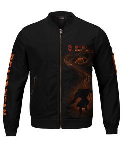 Attack On Titan Jackets - Beast Titan Spirit Bomber Jacket FH0709 2 - Gear Anime BomberJacketIBeastTitanSpirit 01 front - Gear Anime