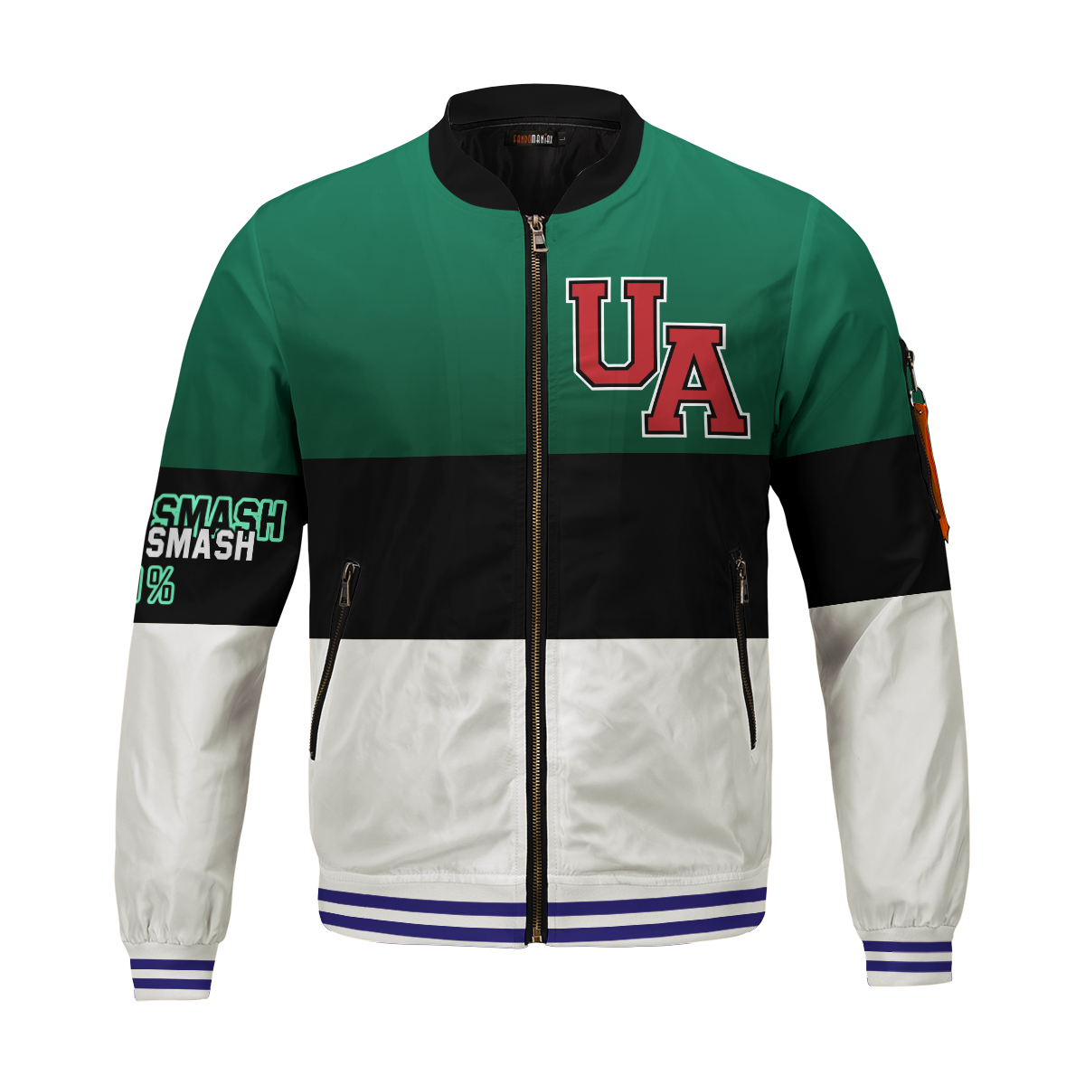 BomberJacketIDekuSmash-01-front BomberJacketIDekuSmash 01 front - Gear Anime
