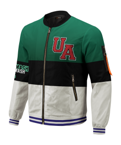 MHA Jackets - Deku Smash Bomber Jacket FH0709 3 - Gear Anime BomberJacketIDekuSmash 02 hpleft - Gear Anime