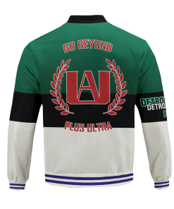MHA Jackets - Deku Smash Bomber Jacket FH0709 7 - Gear Anime BomberJacketIDekuSmash 06 back - Gear Anime