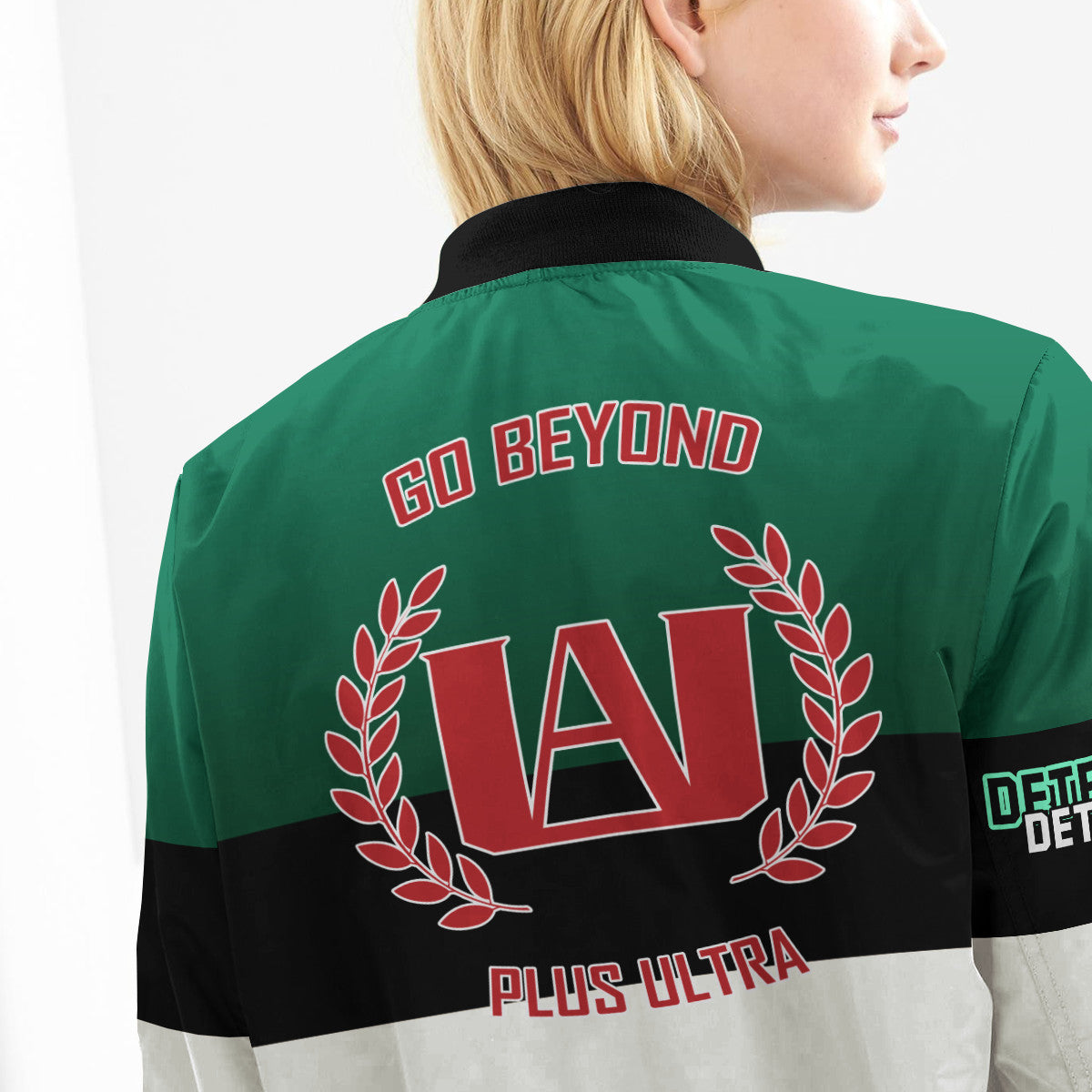 BomberJacketIDekuSmash-10-girlmodelback BomberJacketIDekuSmash 10 girlmodelback - Gear Anime