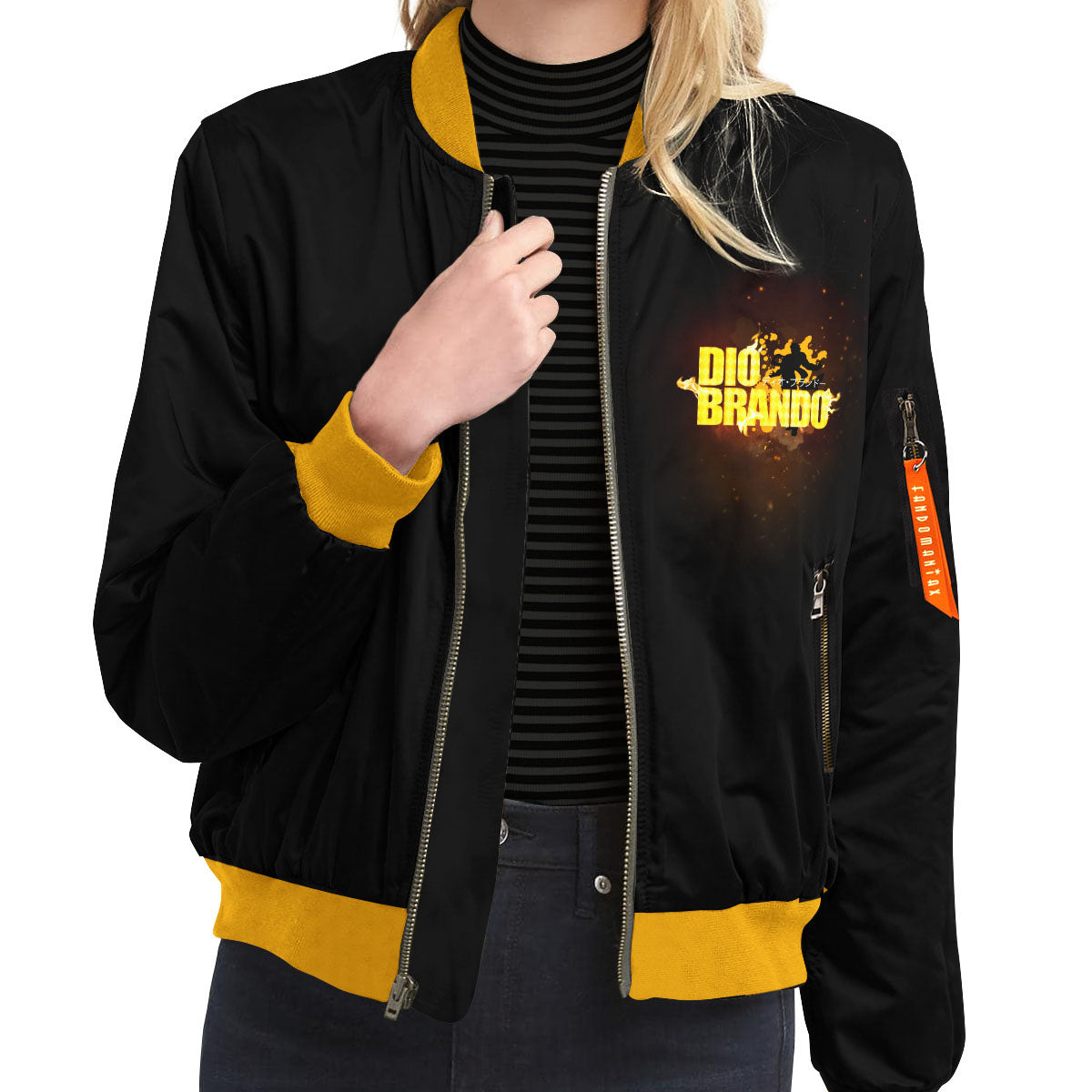 BomberJacketIDioSpirit-09-girlmodelfront BomberJacketIDioSpirit 09 girlmodelfront - Gear Anime