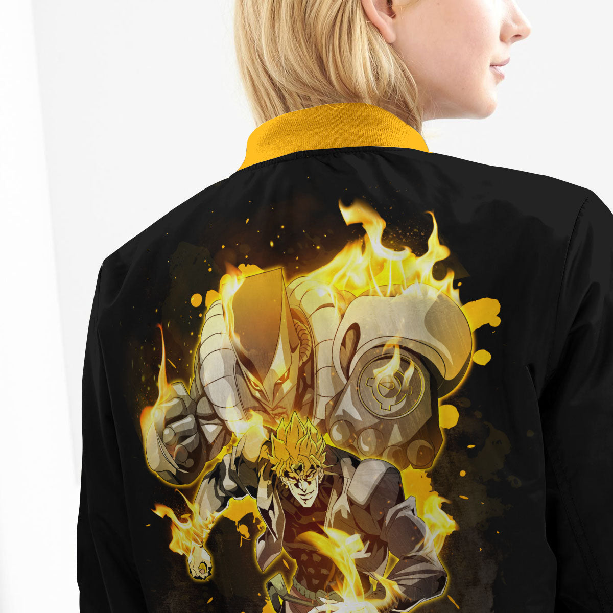BomberJacketIDioSpirit-10-girlmodelback BomberJacketIDioSpirit 10 girlmodelback - Gear Anime