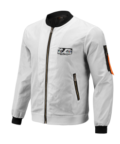 Demon Slayer Jackets - Doma B&W Bomber Jacket FH0709 3 - Gear Anime BomberJacketIDomaB W 02 hpleft - Gear Anime