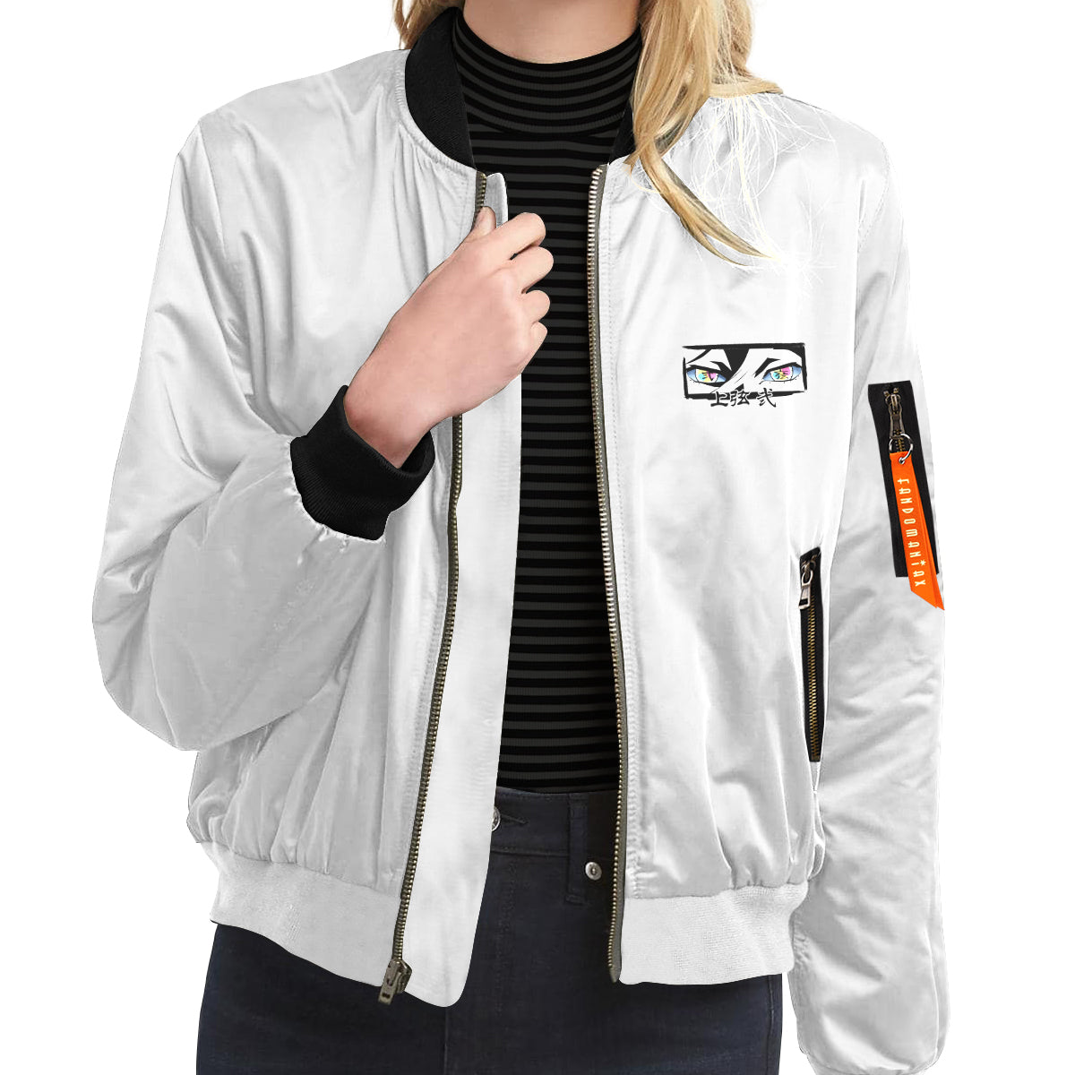 BomberJacketIDomaB_W-09-girlmodelfront BomberJacketIDomaB W 09 girlmodelfront - Gear Anime