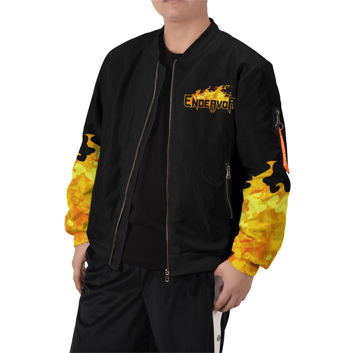 BomberJacketIEndeavorSpirit-07-boymodelfront BomberJacketIEndeavorSpirit 07 boymodelfront - Gear Anime