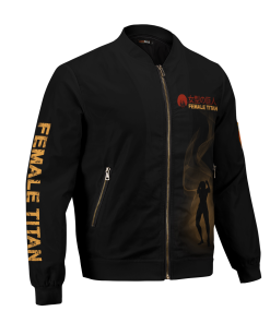 Attack On Titan Jackets - Female Titan Spirit Bomber Jacket FH0709 4 - Gear Anime BomberJacketIFemaleTitanSpirit 03 hpright - Gear Anime