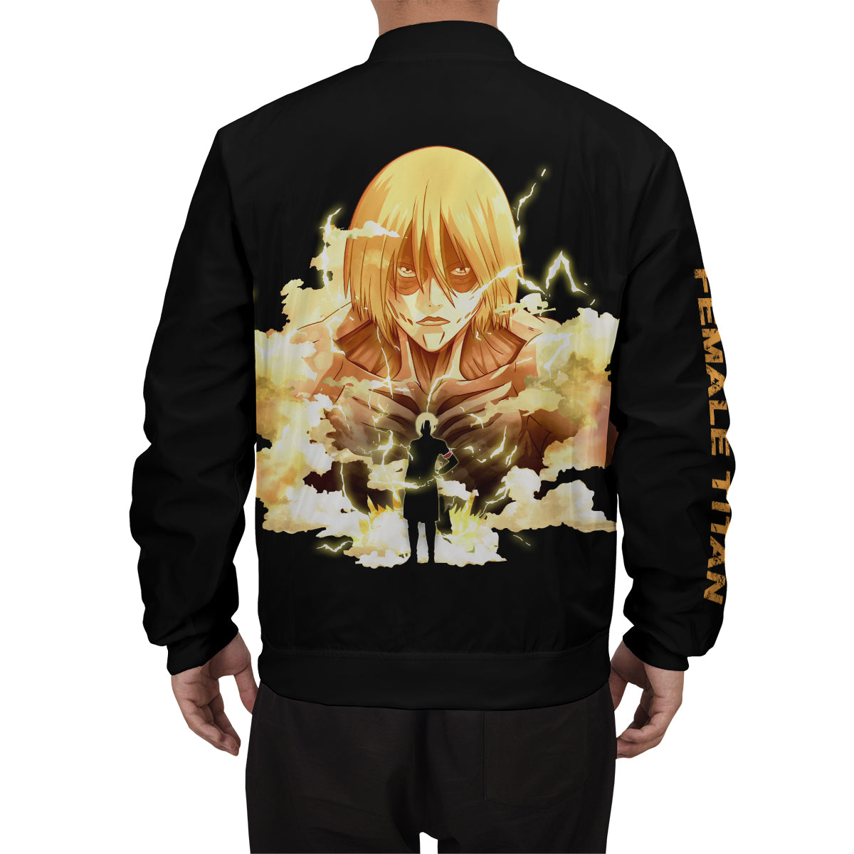 BomberJacketIFemaleTitanSpirit-08-boymodelback BomberJacketIFemaleTitanSpirit 08 boymodelback - Gear Anime