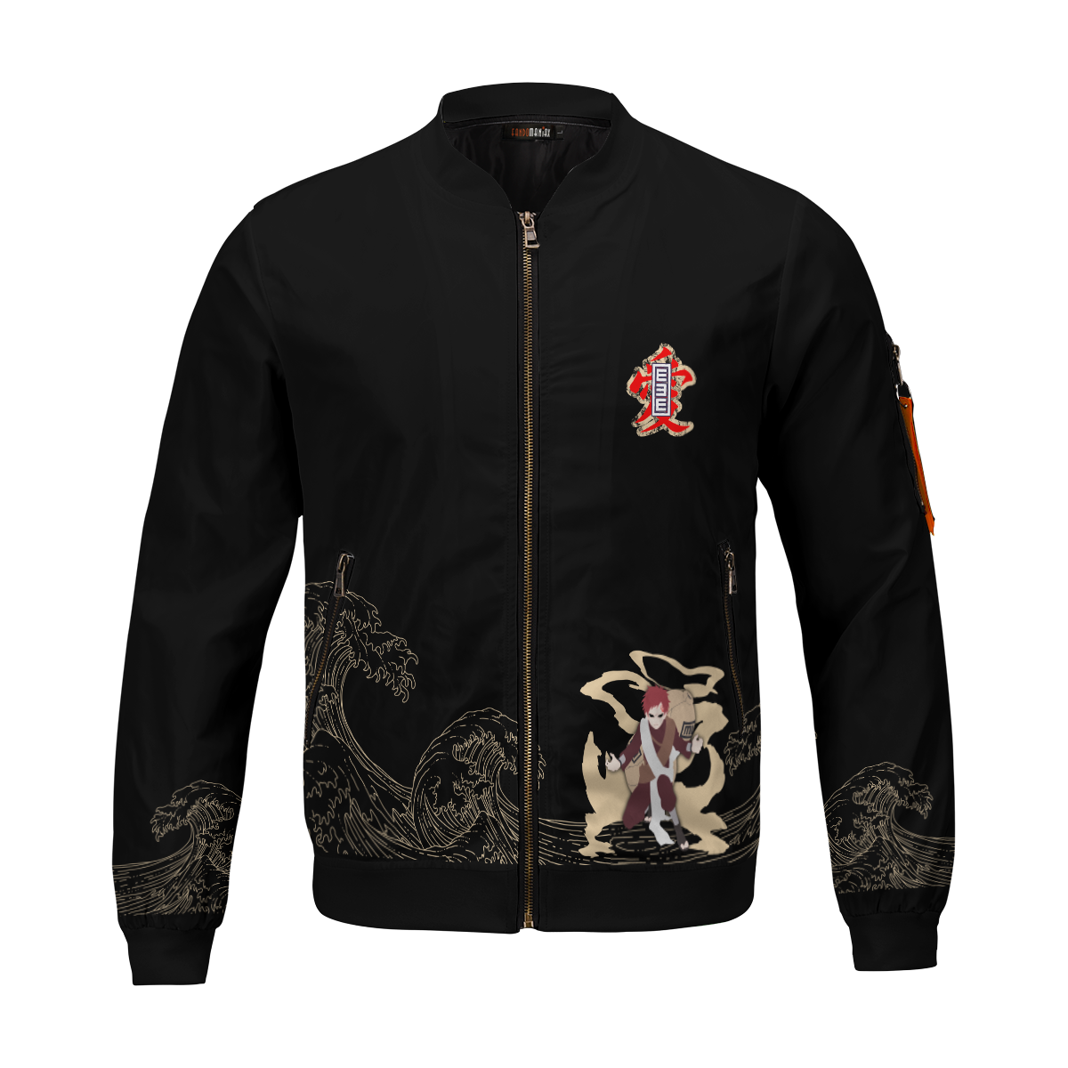 BomberJacketIGaaraSpirit-01-front BomberJacketIGaaraSpirit 01 front - Gear Anime