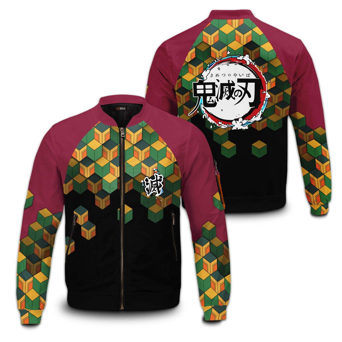 Demon Slayer Jackets - Giyu Jersey Bomber Jacket FH0709 8 - Gear Anime BomberJacketIGiyuJersey GoogleAd - Gear Anime