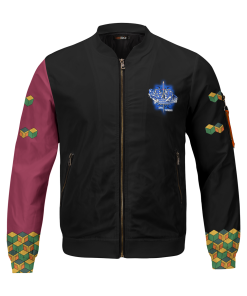 Demon Slayer Jackets - Hashira Giyu Stwear Bomber Jacket FH0709 2 - Gear Anime BomberJacketIHashiraGiyuStwear 01 front - Gear Anime