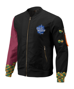 Demon Slayer Jackets - Hashira Giyu Stwear Bomber Jacket FH0709 3 - Gear Anime BomberJacketIHashiraGiyuStwear 02 hpleft - Gear Anime