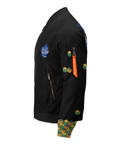 Demon Slayer Jackets - Hashira Giyu Stwear Bomber Jacket FH0709 5 - Gear Anime BomberJacketIHashiraGiyuStwear 04 leftsideview - Gear Anime