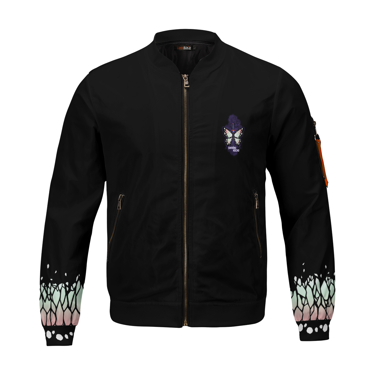 BomberJacketIHashiraShinobuStwear-01-front BomberJacketIHashiraShinobuStwear 01 front - Gear Anime