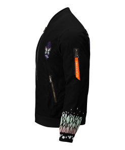 Demon Slayer Jackets - Hashira Shinobu Stwear Bomber Jacket FH0709 5 - Gear Anime BomberJacketIHashiraShinobuStwear 04 leftsideview - Gear Anime