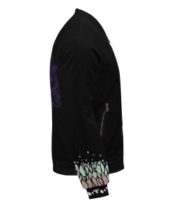 Demon Slayer Jackets - Hashira Shinobu Stwear Bomber Jacket FH0709 6 - Gear Anime BomberJacketIHashiraShinobuStwear 05 rightsideview - Gear Anime