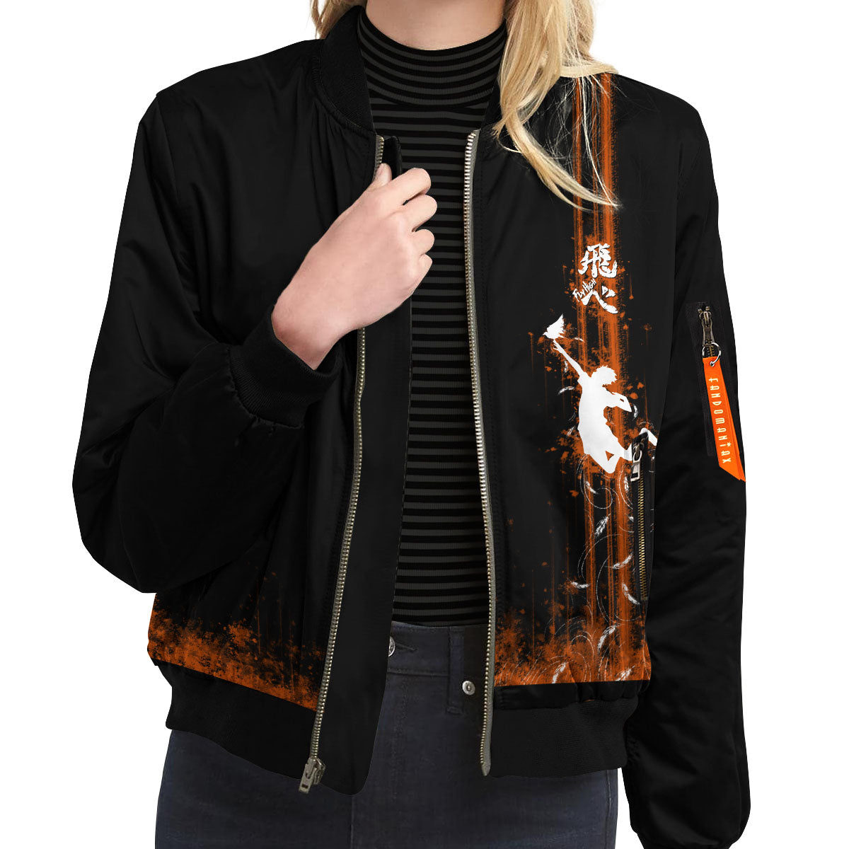 BomberJacketIHinataSpirit-09-girlmodelfront BomberJacketIHinataSpirit 09 girlmodelfront - Gear Anime