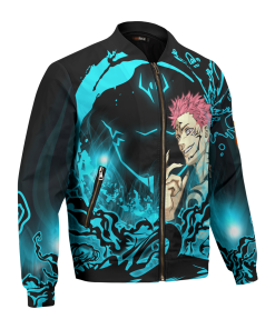 Jujutsu Kaisen Jackets - Itadori Spirit Bomber Jacket FH0709 4 - Gear Anime BomberJacketIItadoriSpirit 03 hpright - Gear Anime