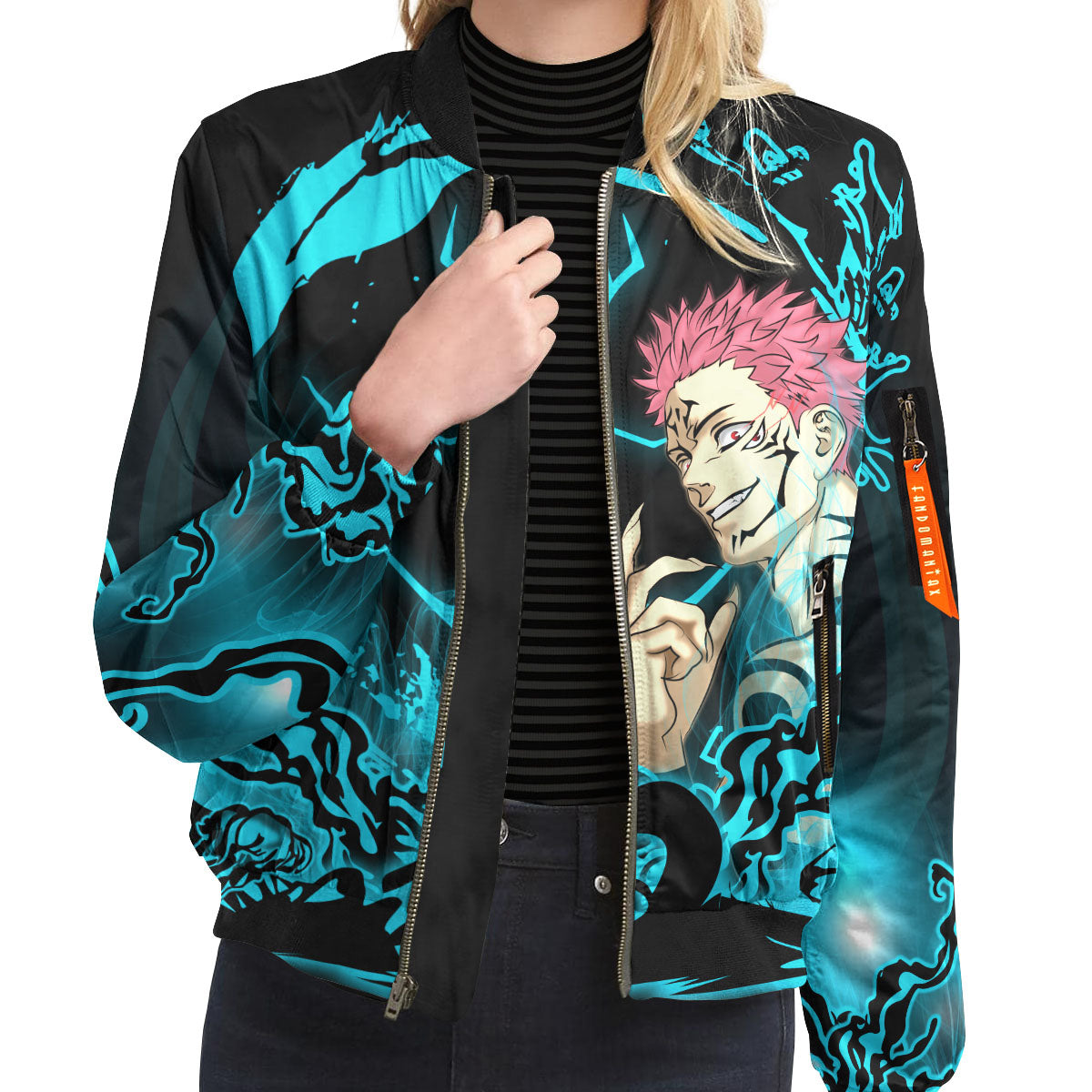 BomberJacketIItadoriSpirit-09-girlmodelfront BomberJacketIItadoriSpirit 09 girlmodelfront - Gear Anime
