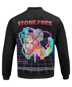 BomberJacketIJolyneRetro 06 back - Gear Anime