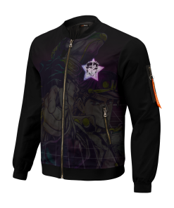 JJBA Jackets - Jotaro Retro Bomber Jacket FH0709 3 - Gear Anime BomberJacketIJotaroRetro 02 hpleft - Gear Anime
