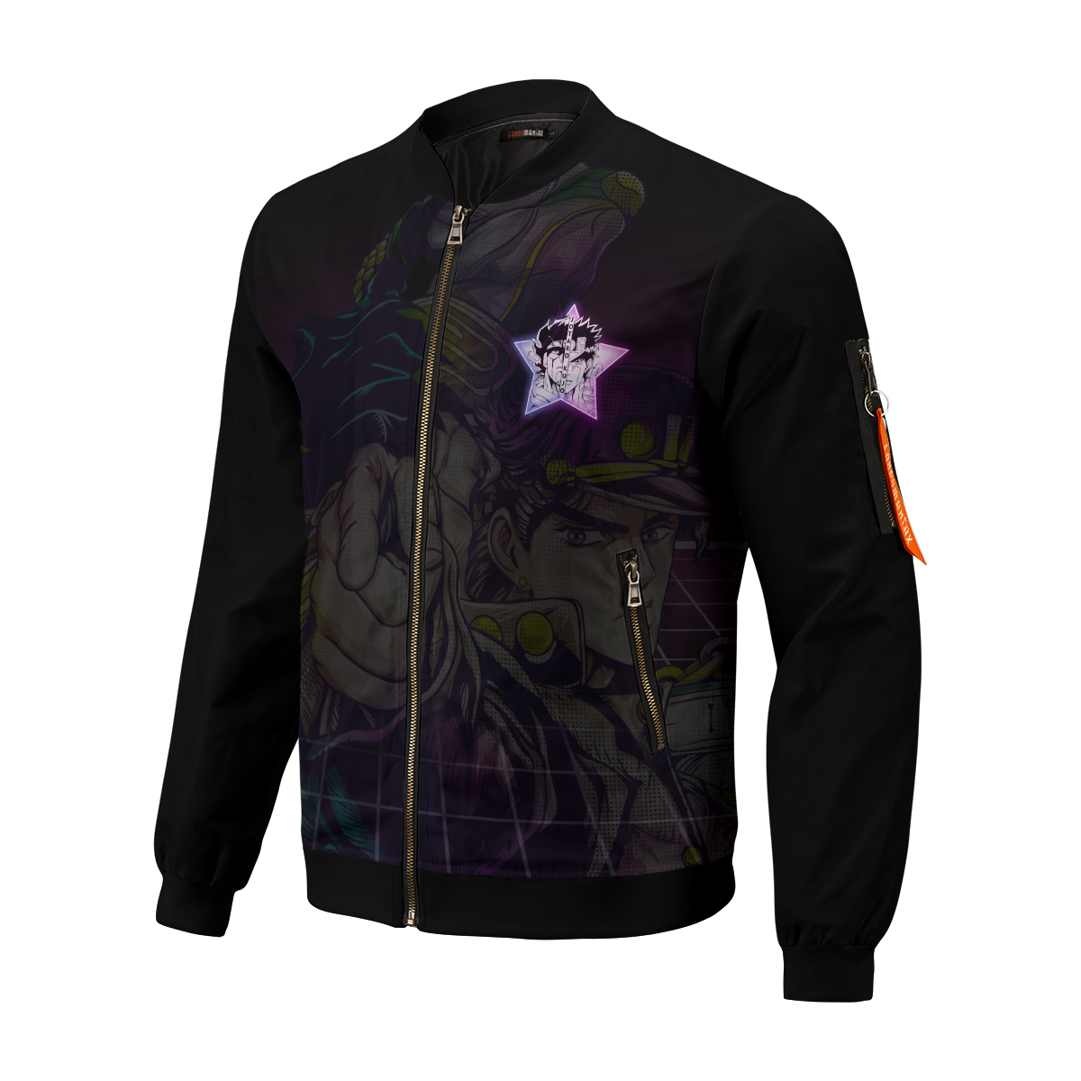 BomberJacketIJotaroRetro-02-hpleft BomberJacketIJotaroRetro 02 hpleft - Gear Anime