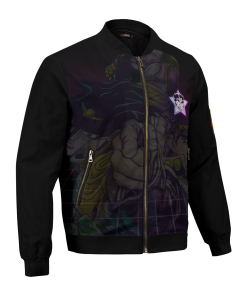 JJBA Jackets - Jotaro Retro Bomber Jacket FH0709 4 - Gear Anime BomberJacketIJotaroRetro 03 hpright - Gear Anime
