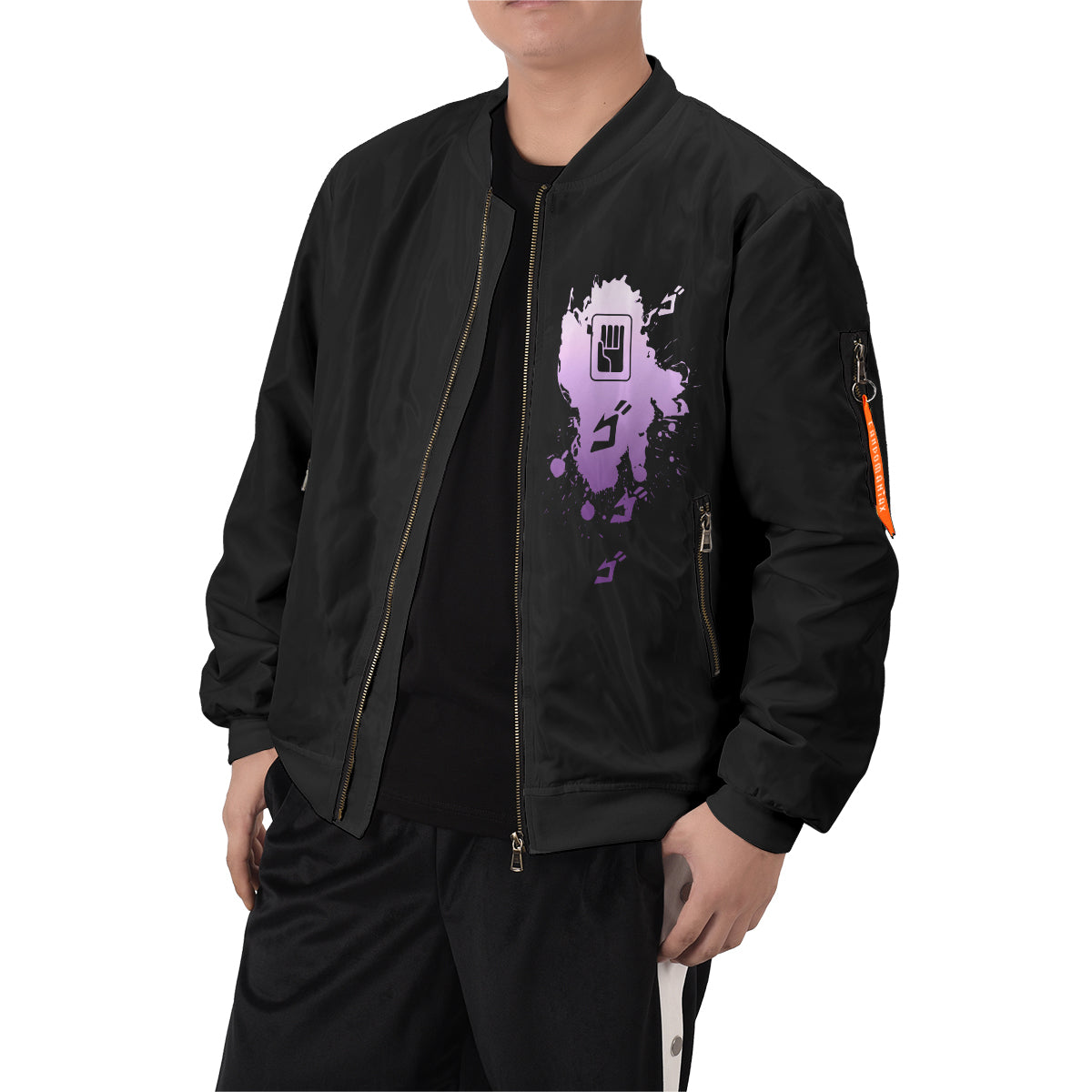 BomberJacketIJotaroSpirit-07-boymodelfront BomberJacketIJotaroSpirit 07 boymodelfront - Gear Anime