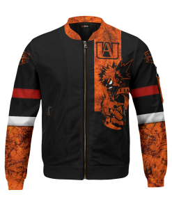 MHA Jackets - Katsuki Bakugou Bomber Jacket FH0709 2 - Gear Anime BomberJacketIKatsukiBakugou 01 front - Gear Anime