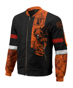 MHA Jackets - Katsuki Bakugou Bomber Jacket FH0709 3 - Gear Anime BomberJacketIKatsukiBakugou 02 hpleft - Gear Anime