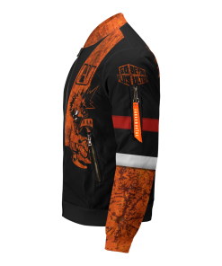 MHA Jackets - Katsuki Bakugou Bomber Jacket FH0709 5 - Gear Anime BomberJacketIKatsukiBakugou 04 leftsideview - Gear Anime