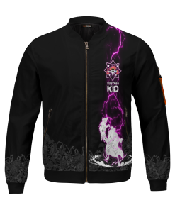 One Piece Jackets - Kid Spirit Bomber Jacket FH0709 2 - Gear Anime BomberJacketIKidSpirit 01 front - Gear Anime