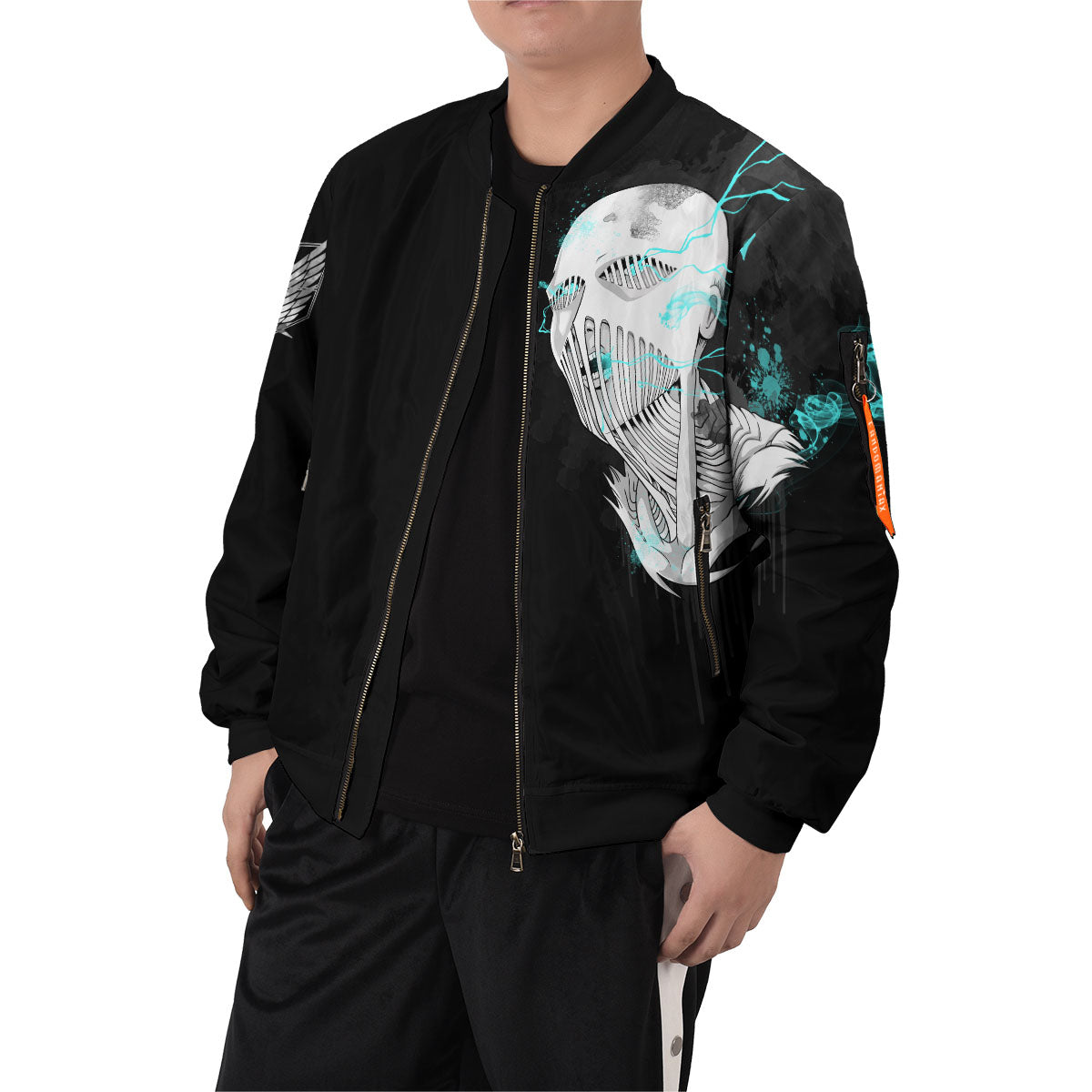 BomberJacketILaraSummoningTitan-07-boymodelfront BomberJacketILaraSummoningTitan 07 boymodelfront - Gear Anime