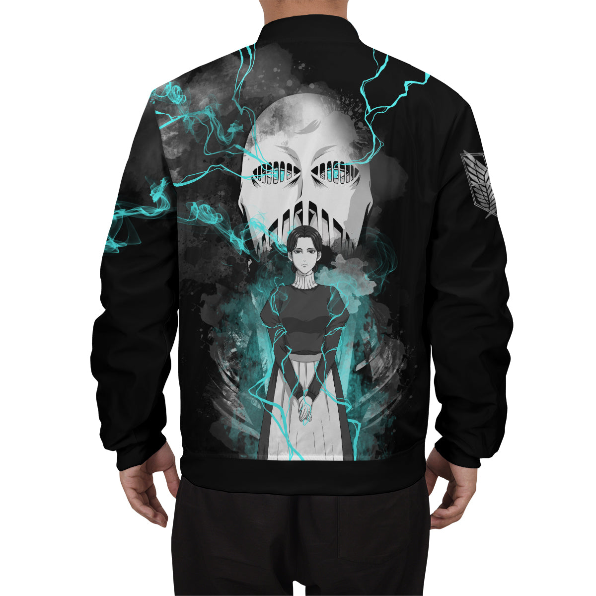 BomberJacketILaraSummoningTitan-08-boymodelback BomberJacketILaraSummoningTitan 08 boymodelback - Gear Anime