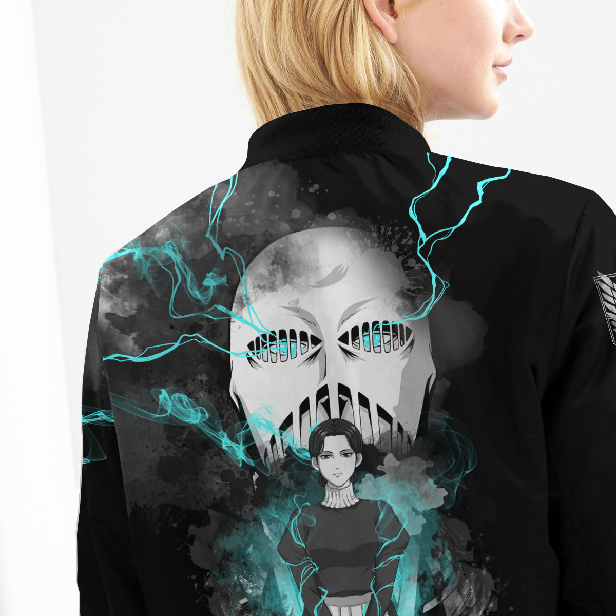 BomberJacketILaraSummoningTitan-10-girlmodelback BomberJacketILaraSummoningTitan 10 girlmodelback - Gear Anime