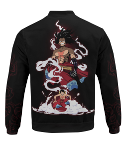 One Piece Jackets - Luffy Spirit Bomber Jacket FH0709 7 - Gear Anime BomberJacketILuffySpirit 06 back - Gear Anime