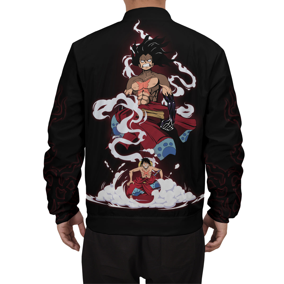 BomberJacketILuffySpirit-08-boymodelback BomberJacketILuffySpirit 08 boymodelback - Gear Anime