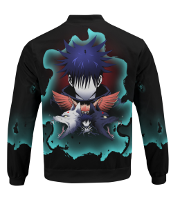 Jujutsu Kaisen Jackets - Megumi Bomber Jacket FH0709 7 - Gear Anime BomberJacketIMegumi 06 back - Gear Anime