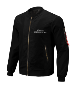 Haikyuu Jackets - Nekoma Rally Bomber Jacket FH0709 4 - Gear Anime BomberJacketINekomaRally 02 hpleft - Gear Anime