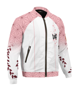 Demon Slayer Jackets - Nezuko Jersey Bomber Jacket FH0709 4 - Gear Anime BomberJacketINezukoJersey 03 hpright - Gear Anime