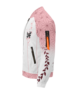 Demon Slayer Jackets - Nezuko Jersey Bomber Jacket FH0709 5 - Gear Anime BomberJacketINezukoJersey 04 leftsideview - Gear Anime